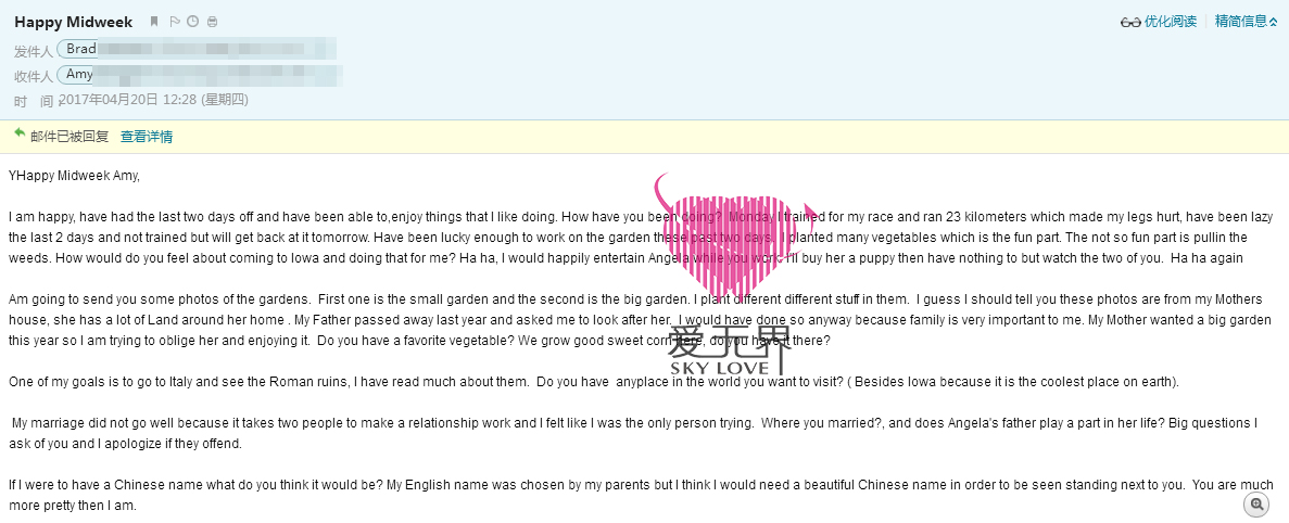 国际交友,国际交友的真实生活,国际信件翻译,美国,国际交友交友网站